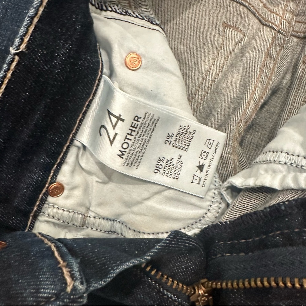 Mother Jeans - The Rascal in Slow Ride - Size 24 - Picture 6 of 7